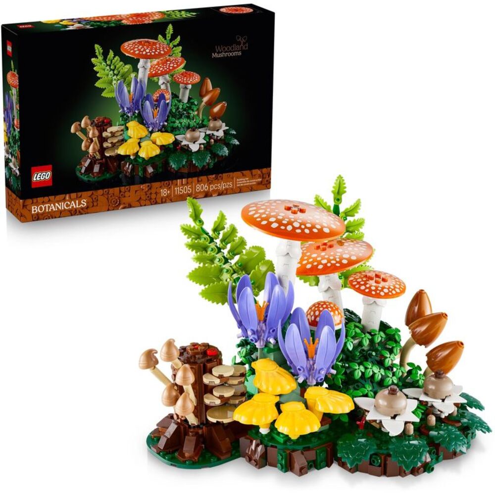 LEGO® Botanicals Woodland Mushrooms 11505  COLLECTIBLES